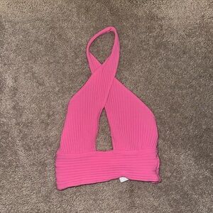 Pink Halter Top